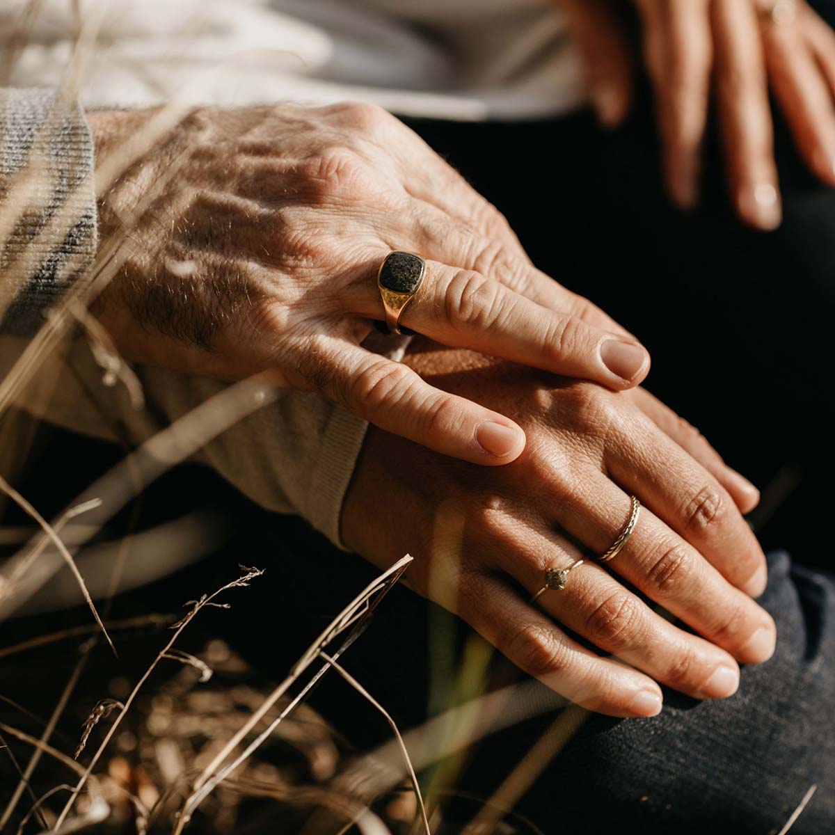 Schmuck aus Asche für immer im Herzen Ewige Liebe Ring